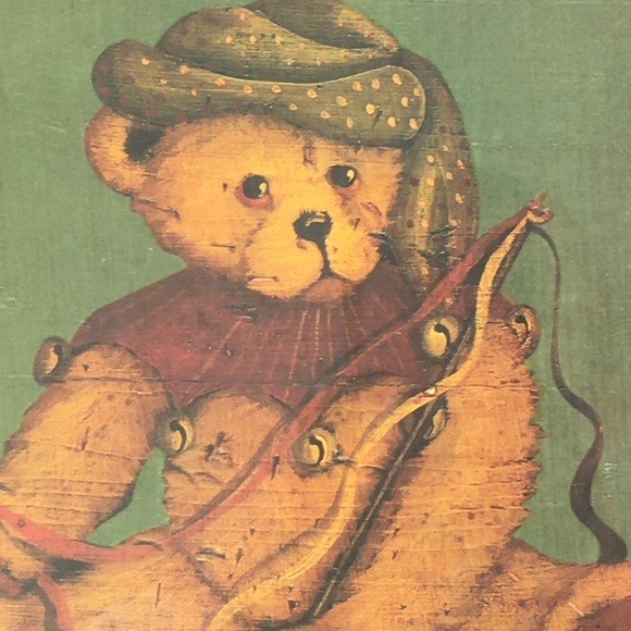 Framed Jester Teddy Bear Picture - Picture 4 of 5